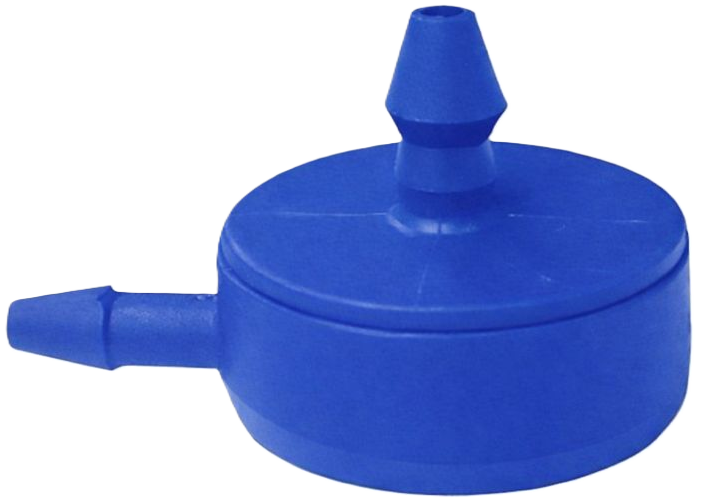 saturnusdrupp. met zijuitlaat 3L blauw