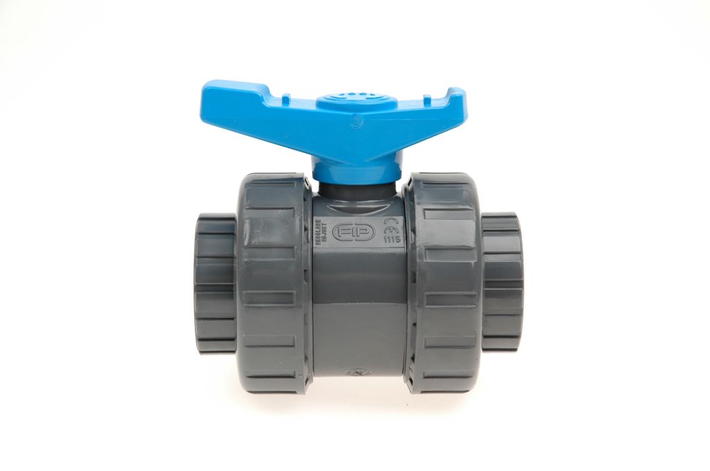 pvc kogelkraan TP blauw 32mm