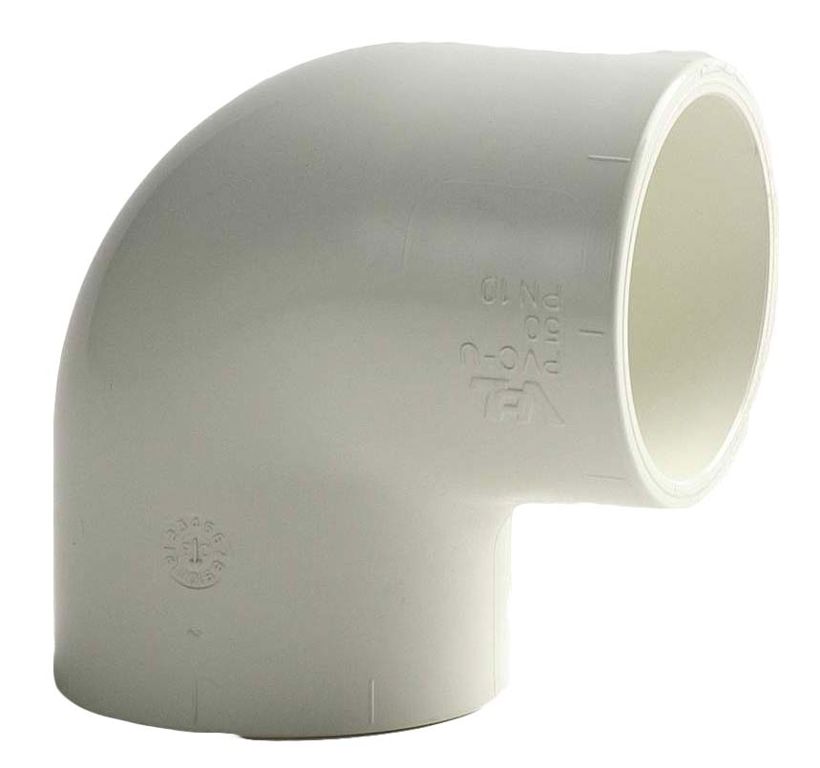 wit pvc knie 90° 50mm 10bar