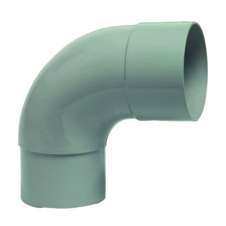 rwa bocht 87° 100mm lijm-verjongd