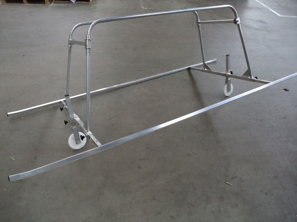 gootrollator alu 2 wiel  270x85x90cm