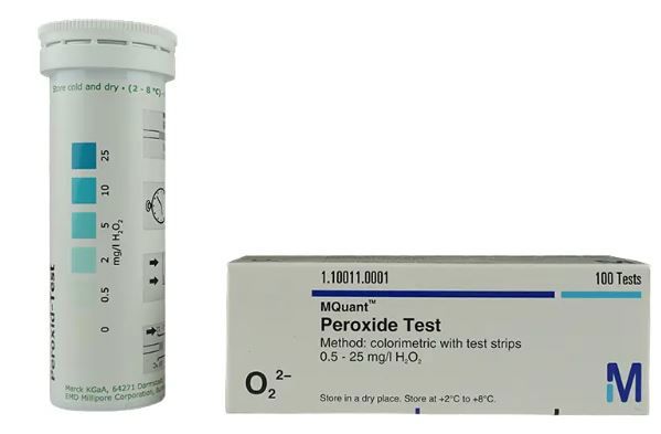 peroxide strips 0-25 mg/l H2O2 100/doos