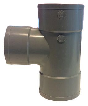 riool T-stuk 87° 125x110mm lijm