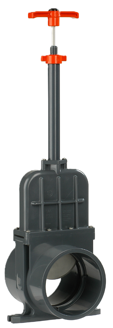 pvc schuifafsluiter 160+500mm as