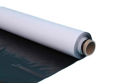 folie zwart-wit 80cm 100mu UV4 500m/rol