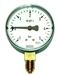 manometer -1-9 bar onderaansl.