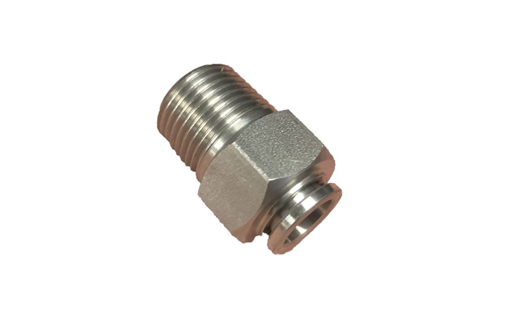 rvs 303 fitting 3/8'' union 5-10mm