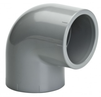 pvc-c knie 90° 63mm 16bar