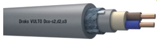 kabel YMvK-as Dca 2x2,5mm² per meter