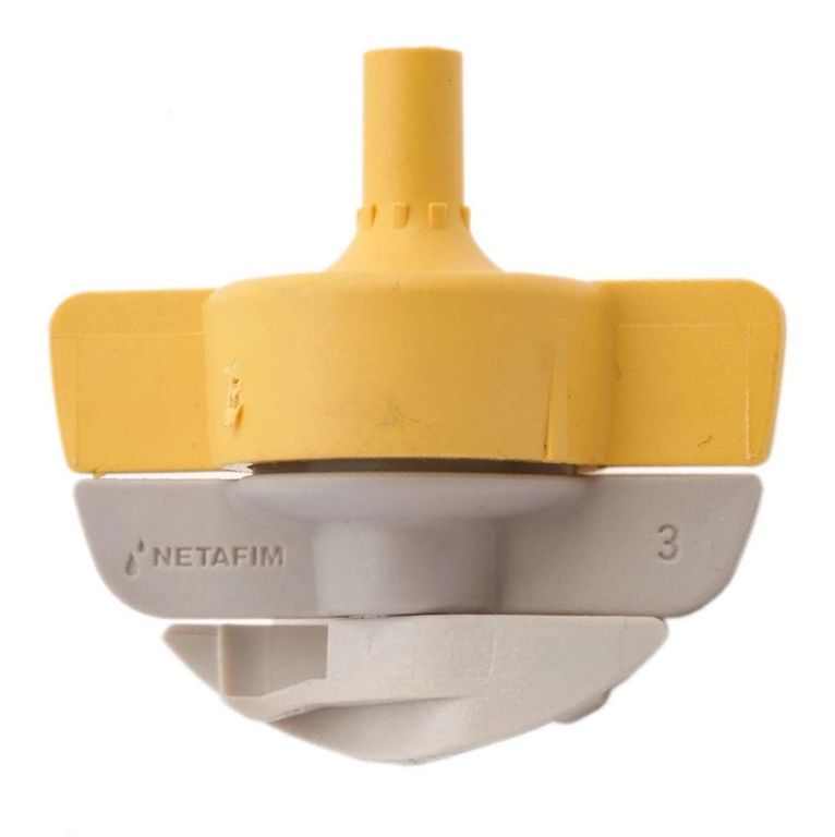 spinnet kop 200L geel/grijs