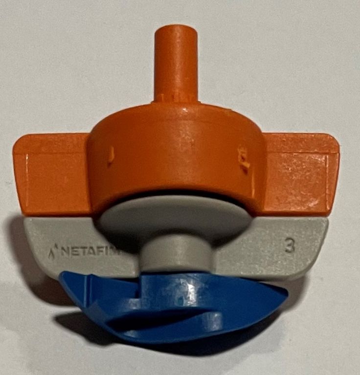 spinnet kop 90L oranje/blauw