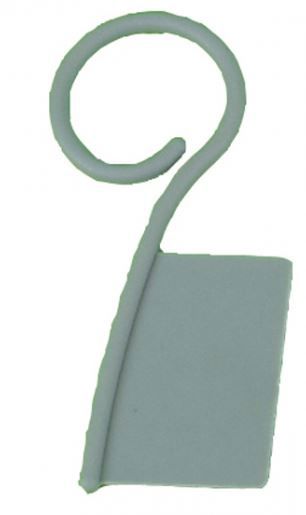 merkvlag zilvergrijs 1000/zak