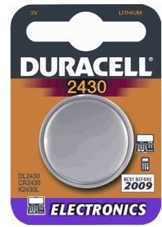 batterij Duracel 3V knoopcel CR2430 1st