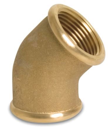 mess knie 45° ½" bi 40bar