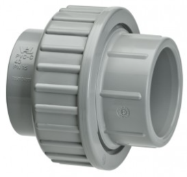 pvc-c 3/3 kopp kort 63mm