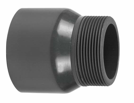 pvc puntstuk bu 125/140 x 5" 16bar