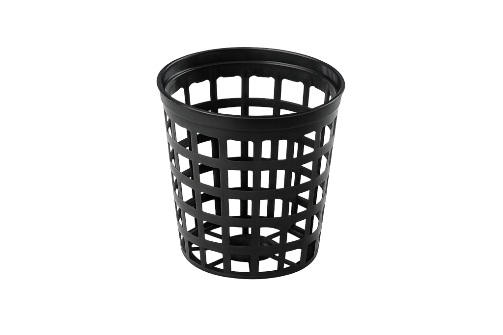 Teku mandpot 4,6cm zwart 4896/doos