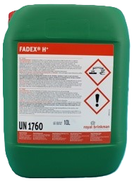 Fadex H+ schuimend rein.midd. 10 liter