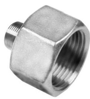 rvs soknippel 1" bi x½'' bu