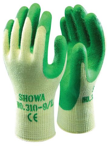 handschoen showa 310 groen-geel maat XL