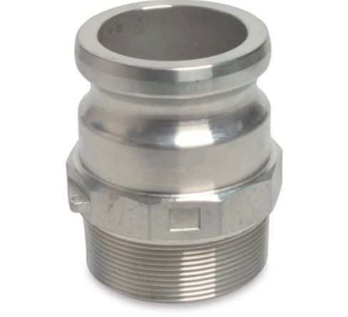 rvs koppeling kamlock V-deel F bu 2"