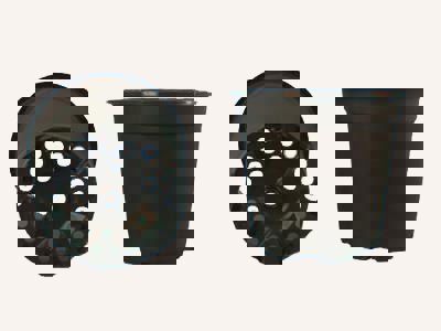 Teku pot MCL21 zwart 60/net