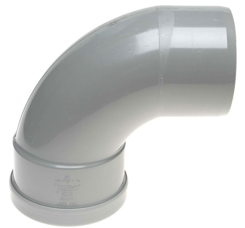 riool bocht 87° 160mm mn-spie