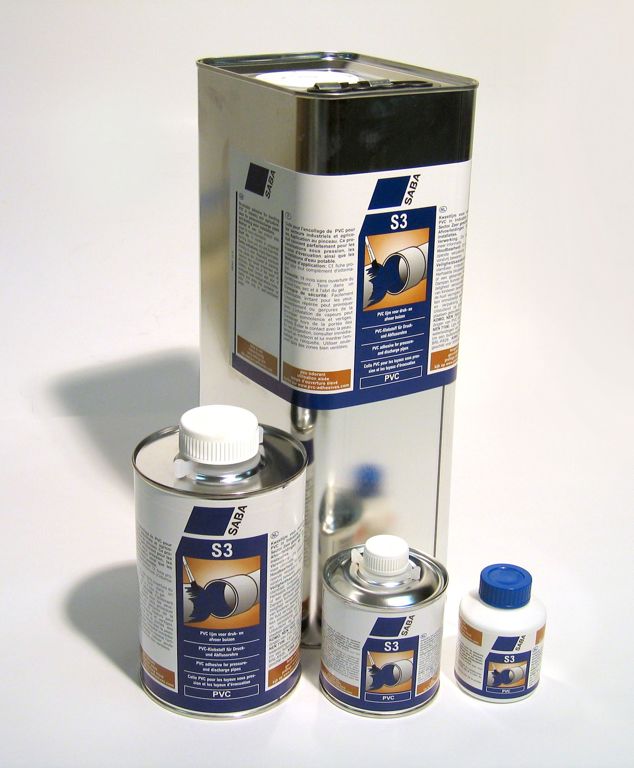 Saba pvc lijm S3 250ml/bus