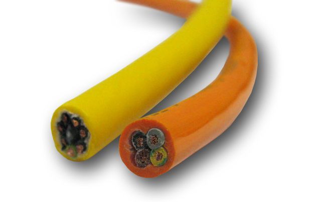 kabel "pur" geel 4 x 1,5
