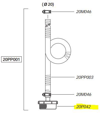 Dosatron filter 20x27 D20S