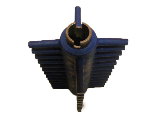 ontbladerborstel blauw 4k Ø85mm hard