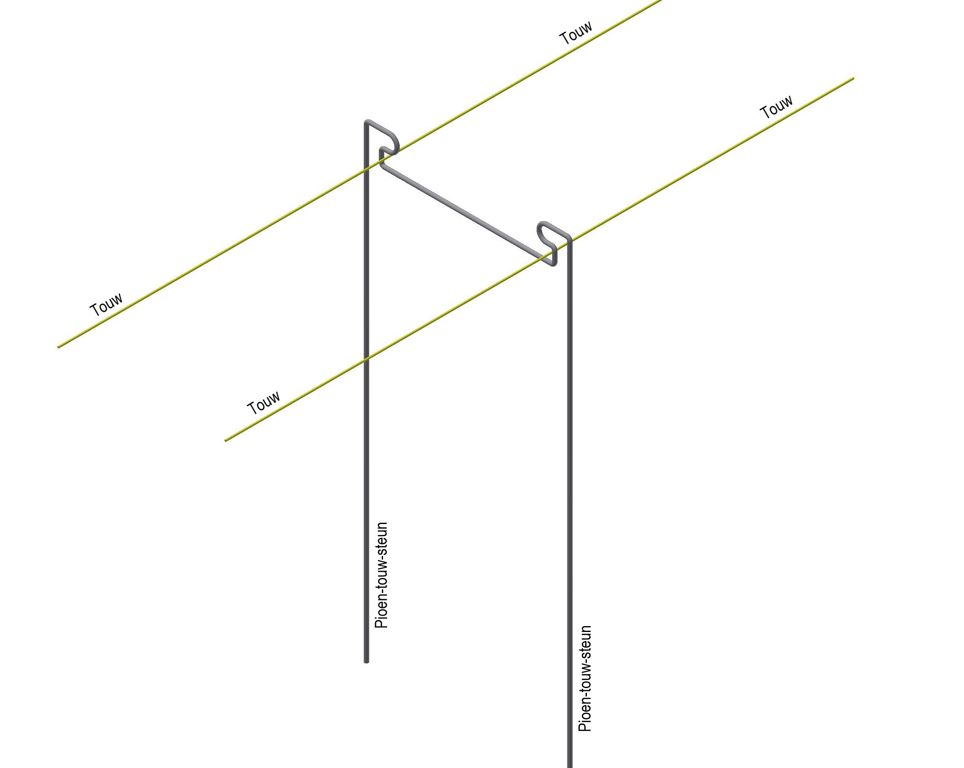 pioen-touw-steun 750x270x6mm 2 oortjes