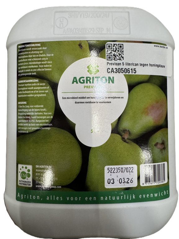 Previsan 5 liter (tegen honingdauw)