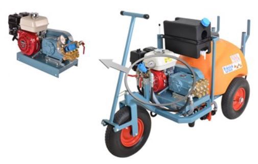 plunjerpomp met benzinemotor 15-50-120