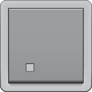 schakelaar 10A 230V aan/uit opbouw+lamp