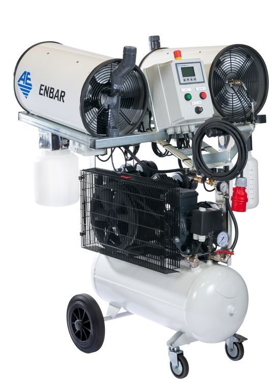 Enbar mobiel dubbel 230V excl. compresso