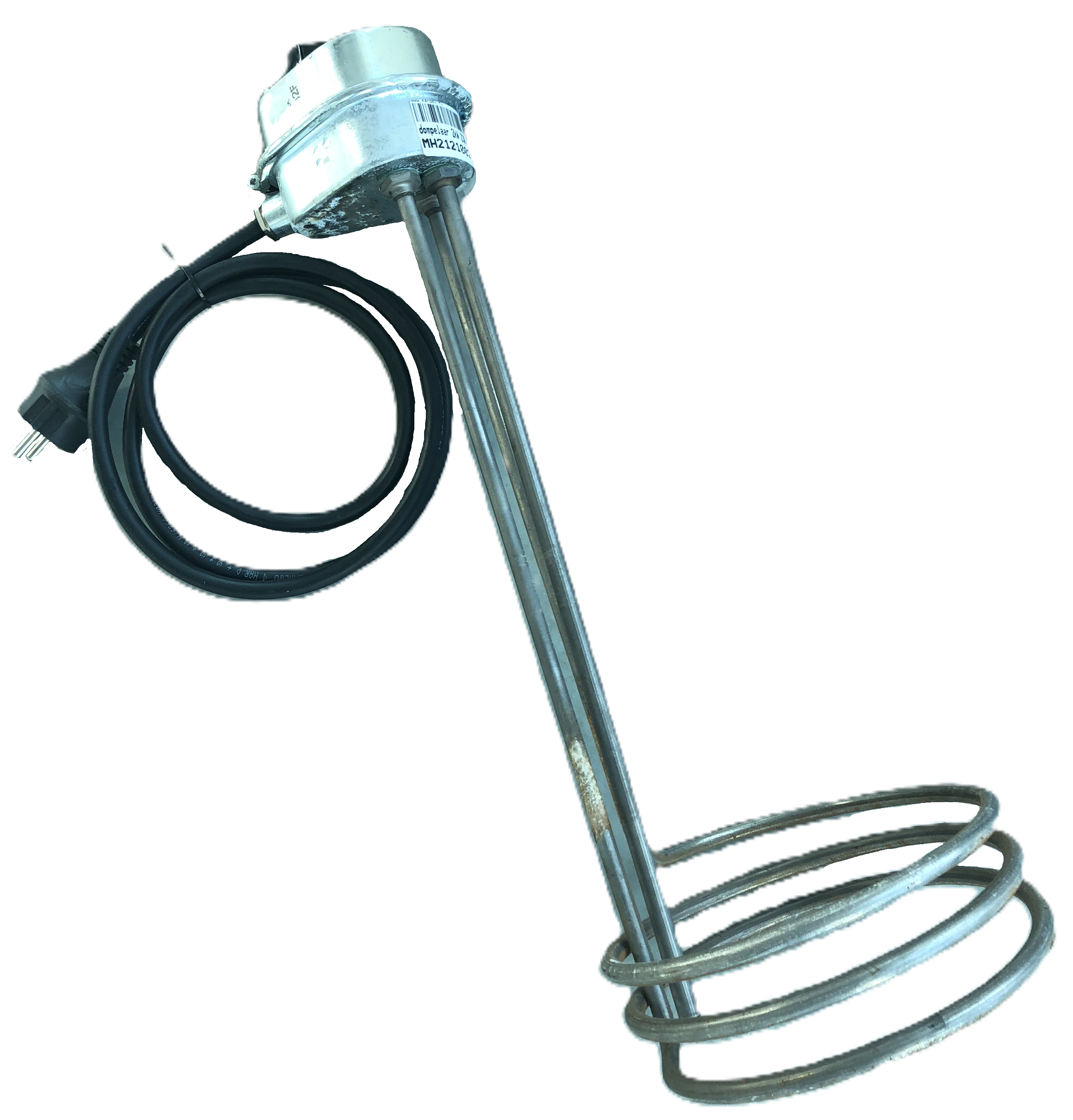 dompelaar 2kW 230V 180mm 0-40gr