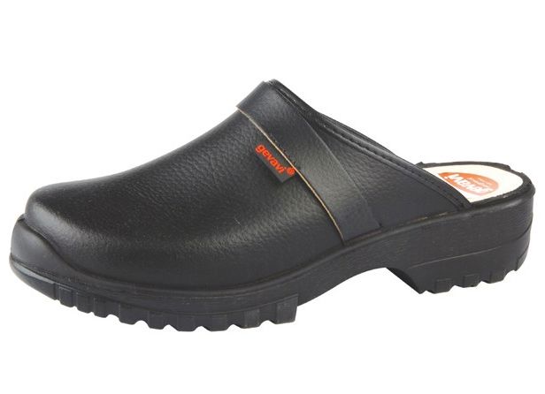 schoenklomp open zwart mt 46