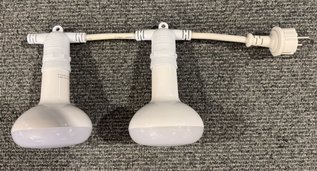 LED lamp E27 ro+bl+wi+verrood