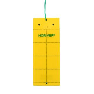 Signaalplaat nat geel 10x25cm 10/pak
