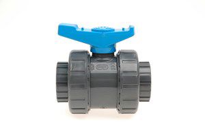 pvc kogelkraan TP blauw bi  1"