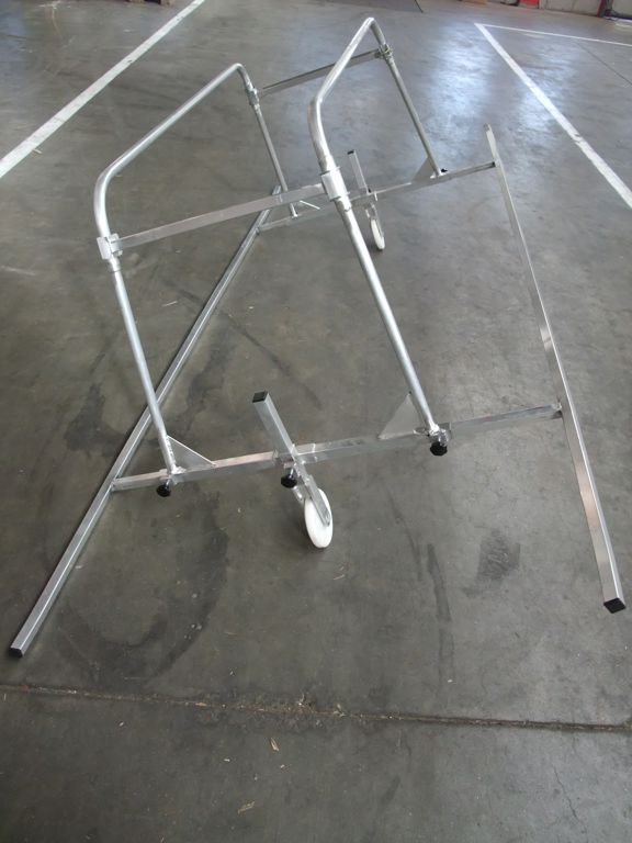 gootrollator alu 2 wiel  270x85x90cm
