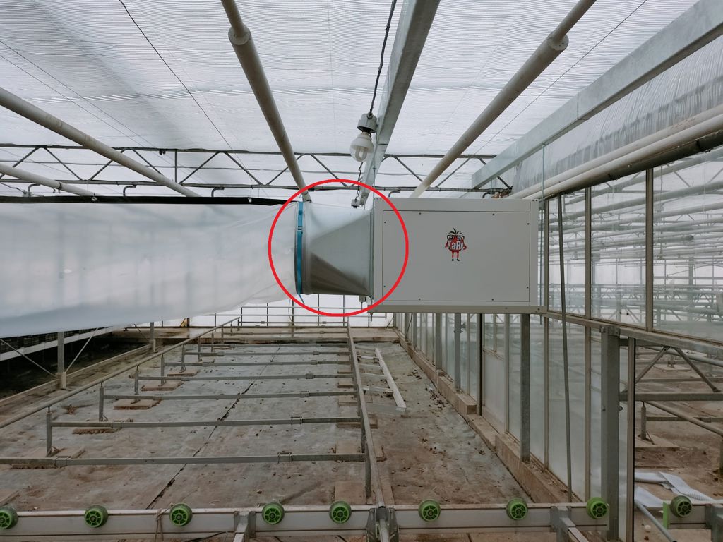 verloopstuk naar 600mm tbv ontvochtiger