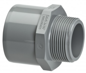 pvc-c puntstuk bu 40/32 x 1" 16bar