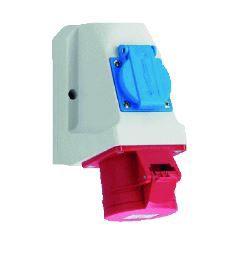 twinbox abl 5p 16A 400V wartel aan onder