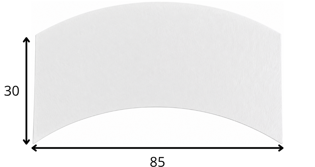 tulpenpapier witkraft 30x85cm 10kg/pak