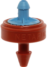 bubbler 35L oranje/lichtblauw