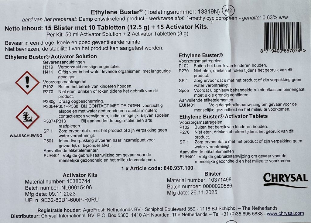 activator kit ethyleen buster