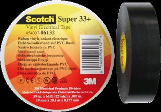 isolatietape vinyl 19mm 20mtr zwart