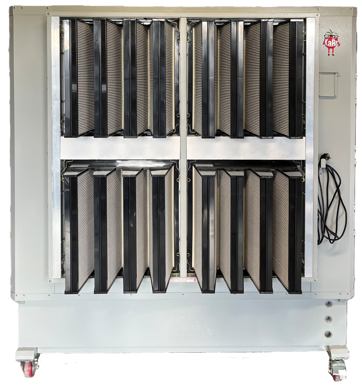 indamper met koolstoffilter 40.000m³